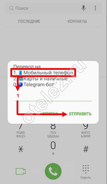 Перевести звонок на телефоне
